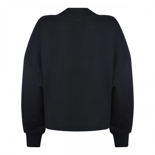 BLACK COTTON SWEATSHIRT 2