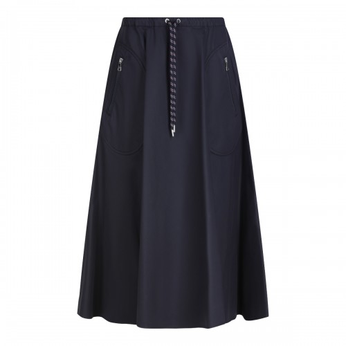 NAVY BLUE COTTON SKIRT