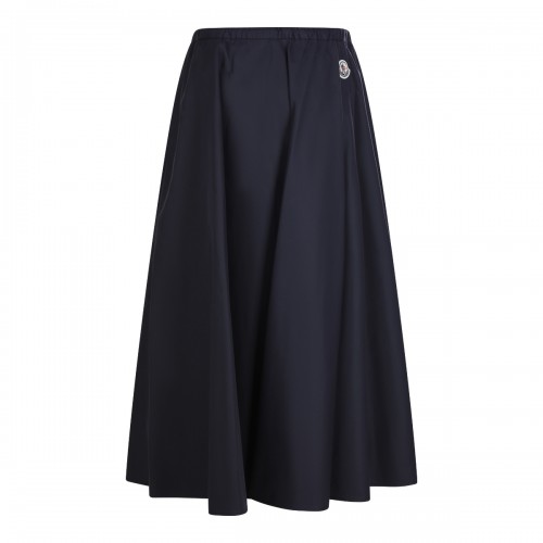 NAVY BLUE COTTON SKIRT 2