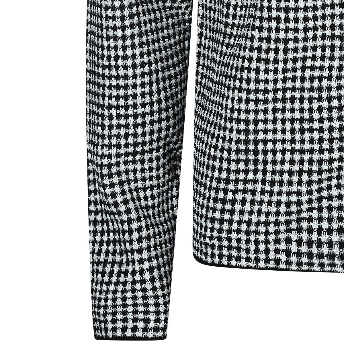 WHITE AND BLACK COTTON SHIRT