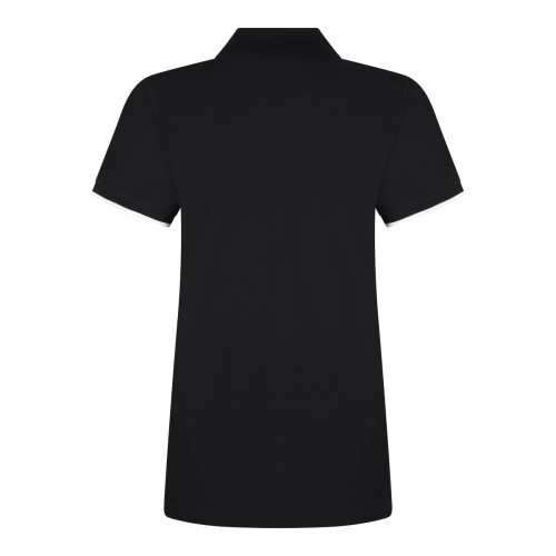 BLACK COTTON POLO SHIRT 2
