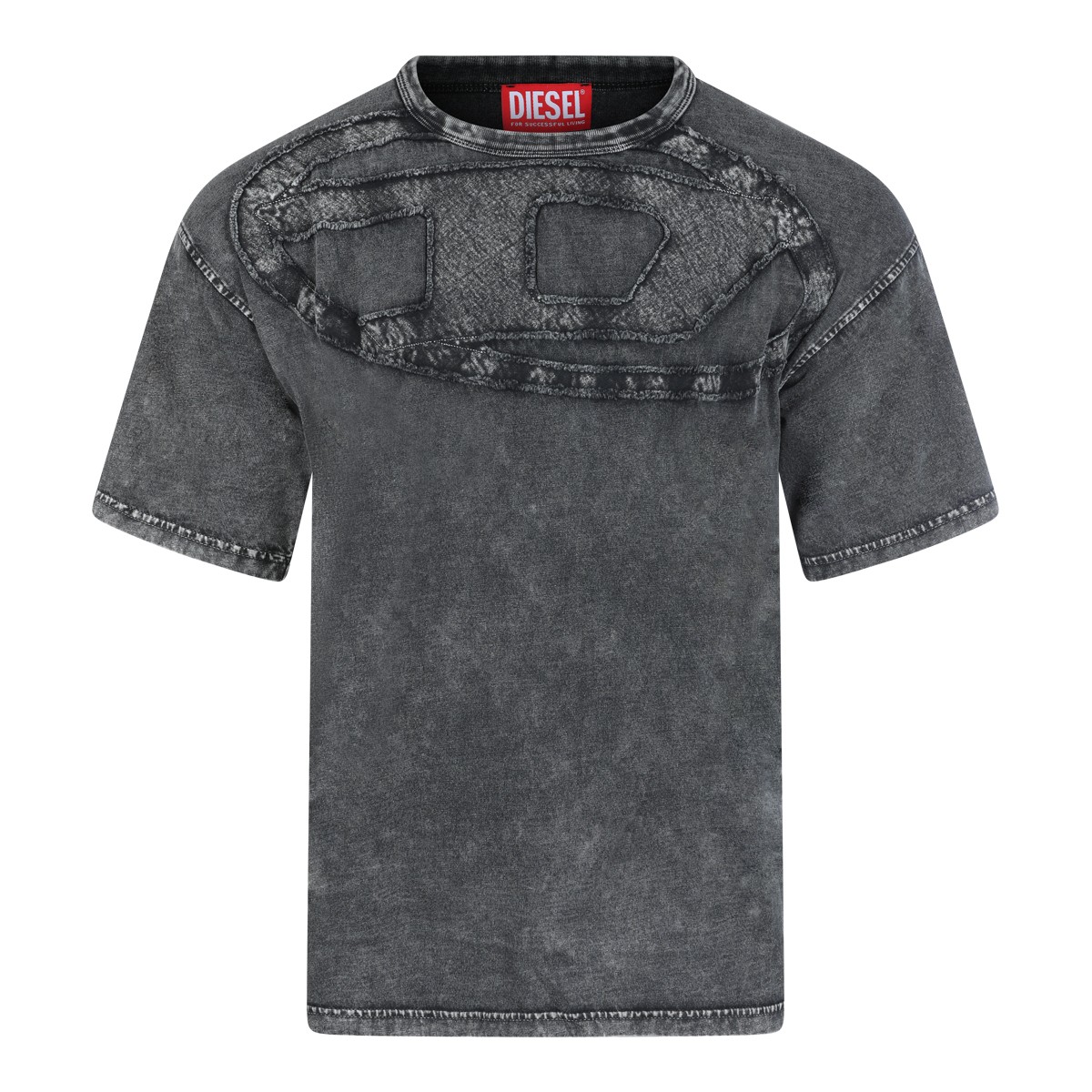 GREY COTTON T-SHIRT