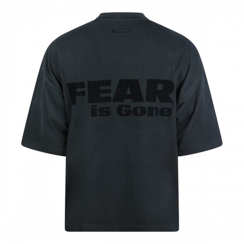 BLACK COTTON T-SHIRT