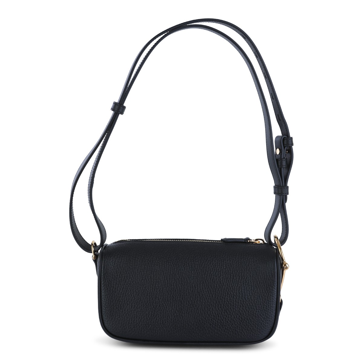 BLACK LEATHER MINI BAG
