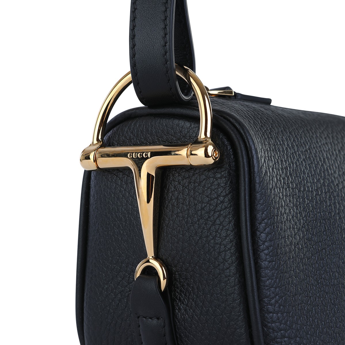 BLACK LEATHER MINI BAG