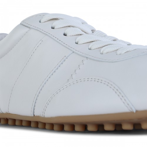 WHITE LEATHER SNEAKERS