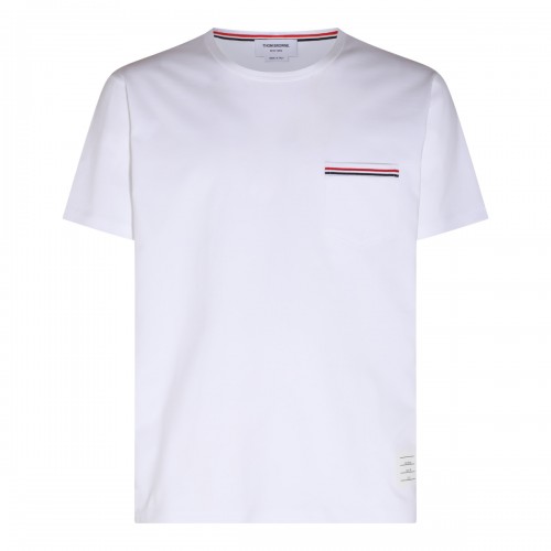 WHITE COTTON T-SHIRT