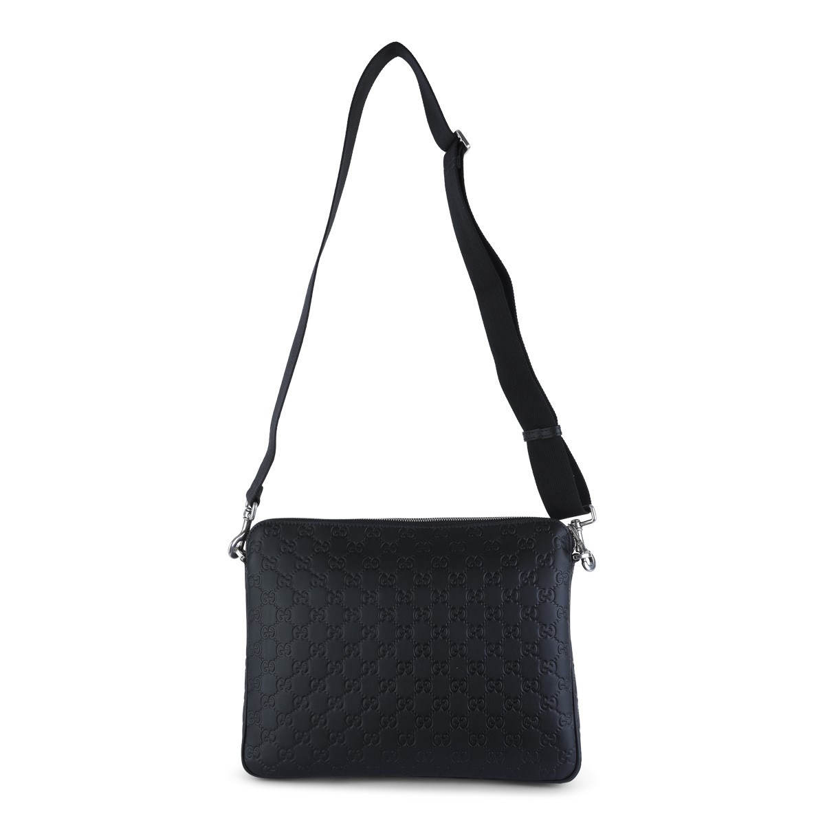 BLACK LEATHER POUCHE