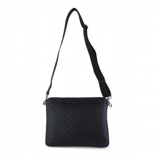 BLACK LEATHER POUCHE