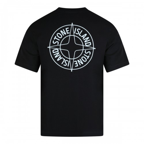 BLACK COTTON T-SHIRT