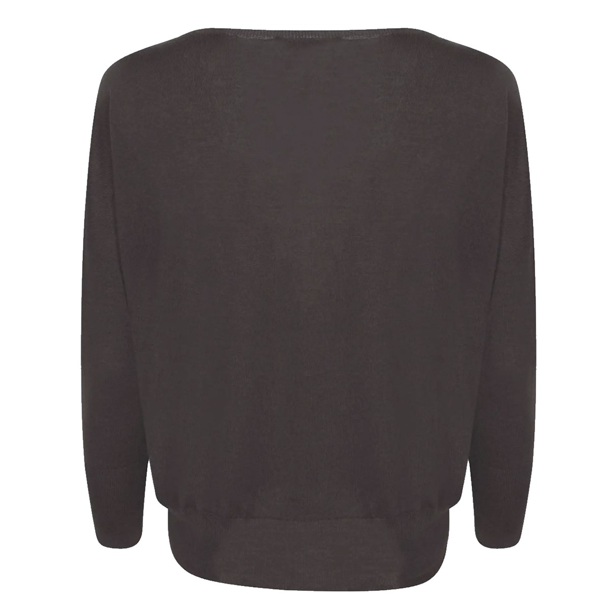 BROWN WOOL KNITWEAR