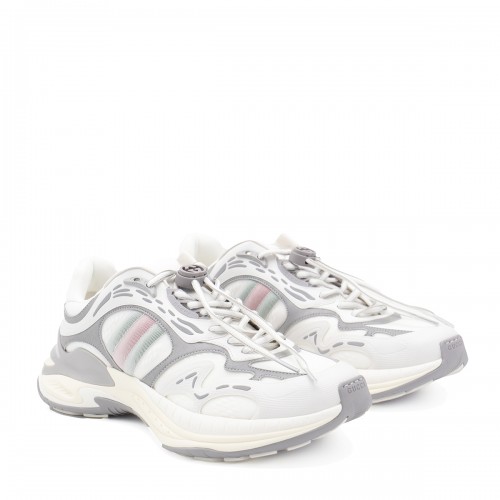 WHITE AND GREY SNEAKERS