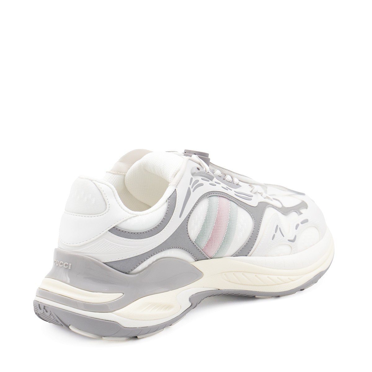 WHITE AND GREY SNEAKERS