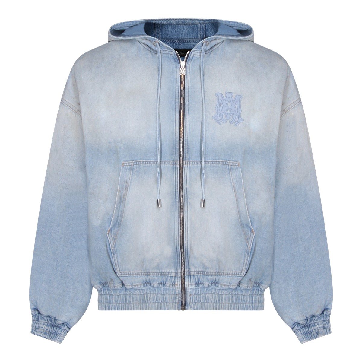 LIGHT BLUE COTTON DENIM JACKET