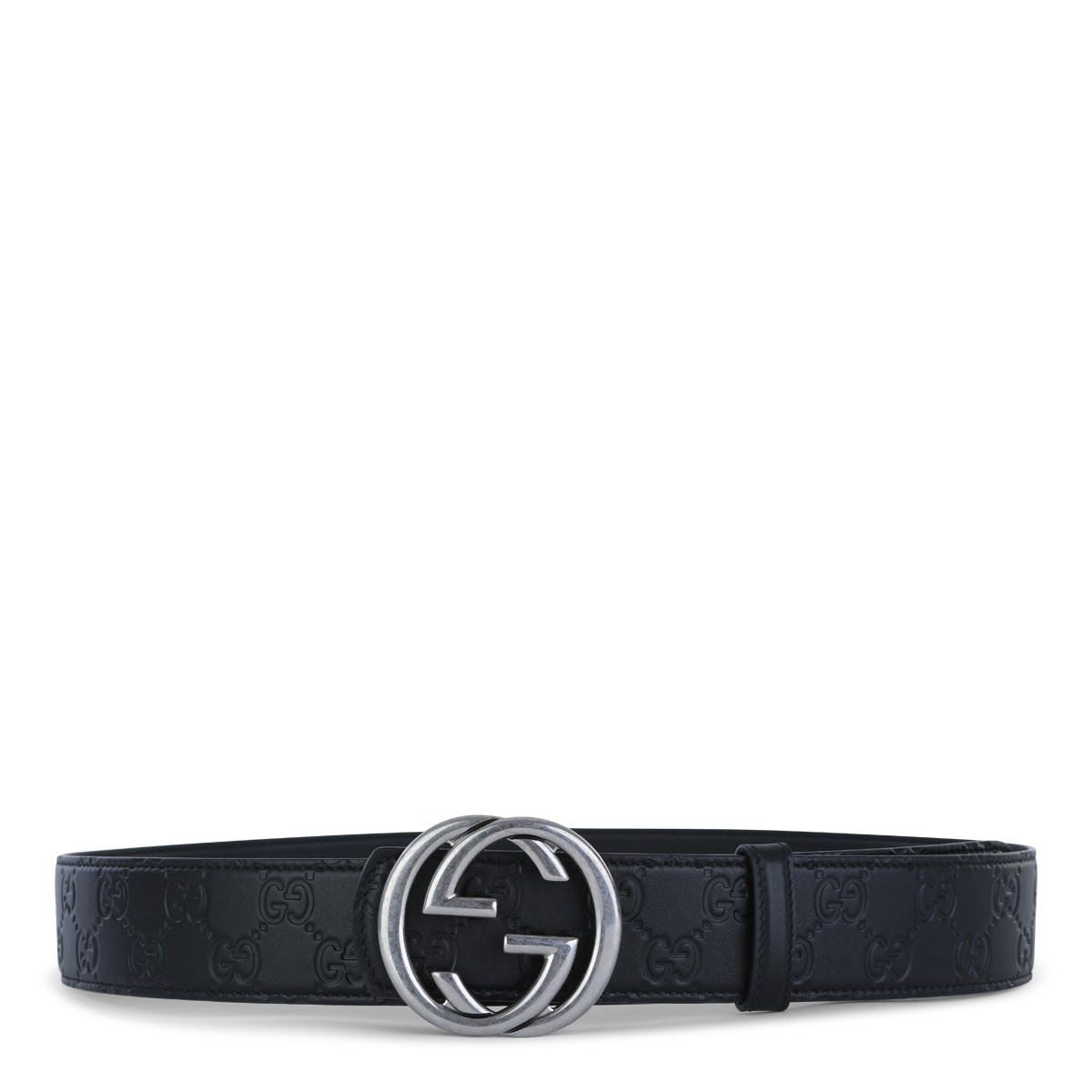 BLACK LEATHER BELT