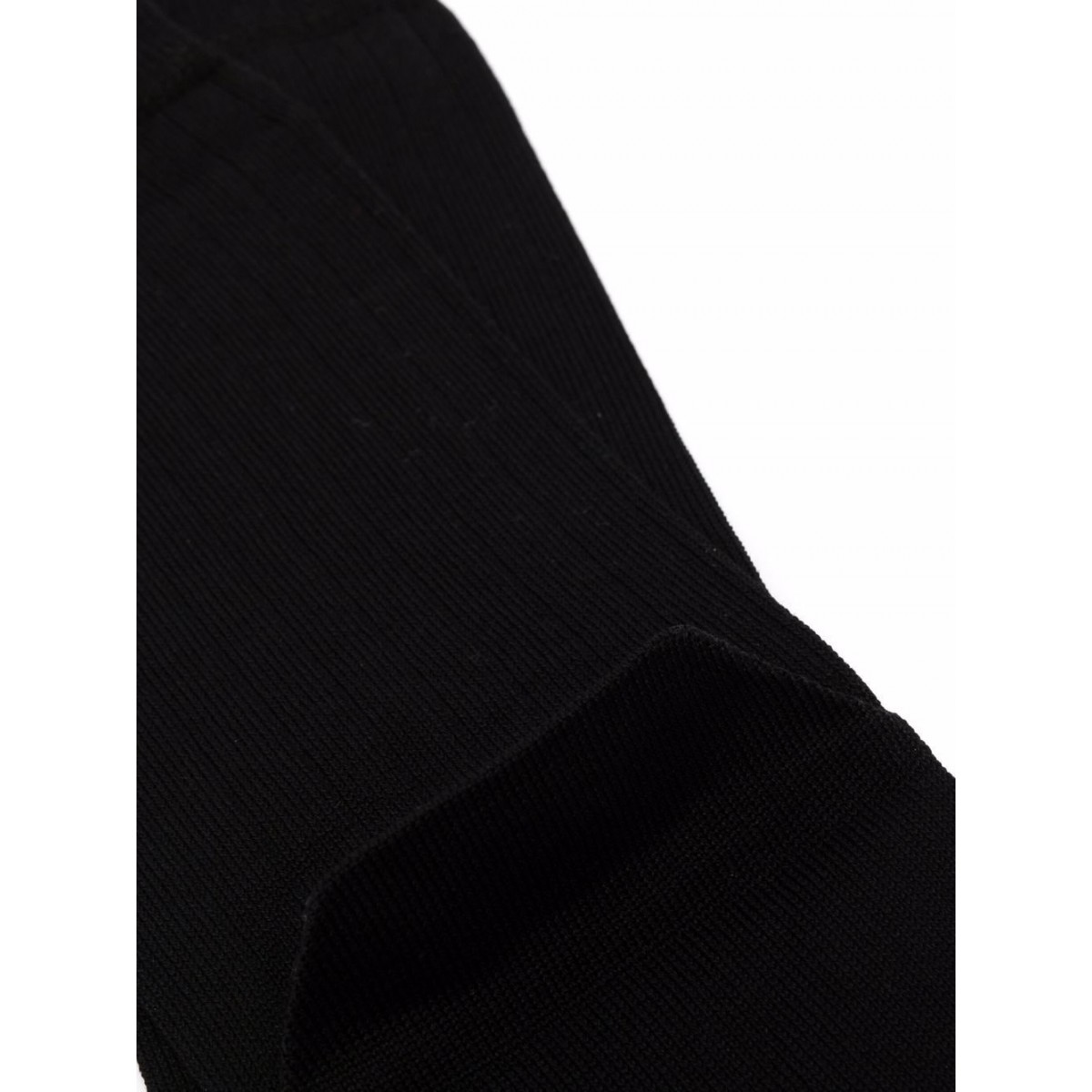 BLACK COTTON BLEND TABI SOCKS