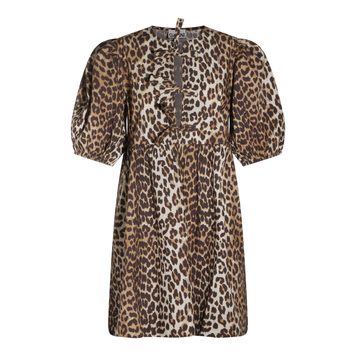 LEOPARD COTTON DRESS