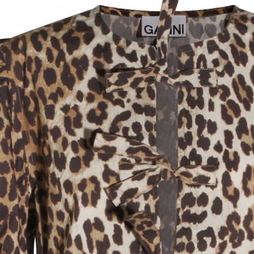 LEOPARD COTTON DRESS