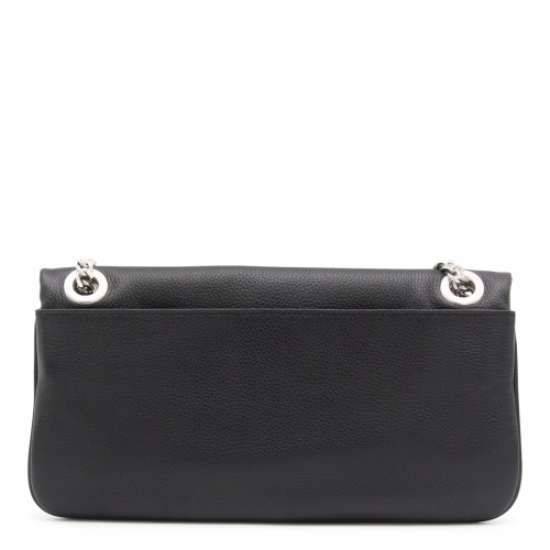 BLACK LEATHER ROCK II SHOULDER BAG