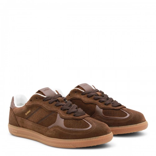BROWN LEATHER SNEAKERS 2