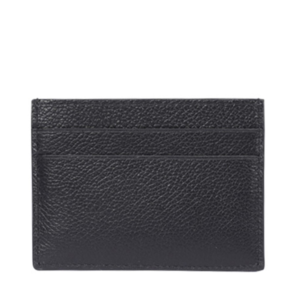 BLACK LEATHER CARD HOLDER