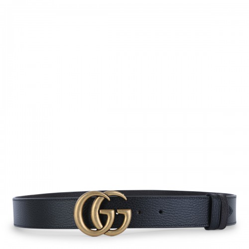 BLACK LEATHER BELT