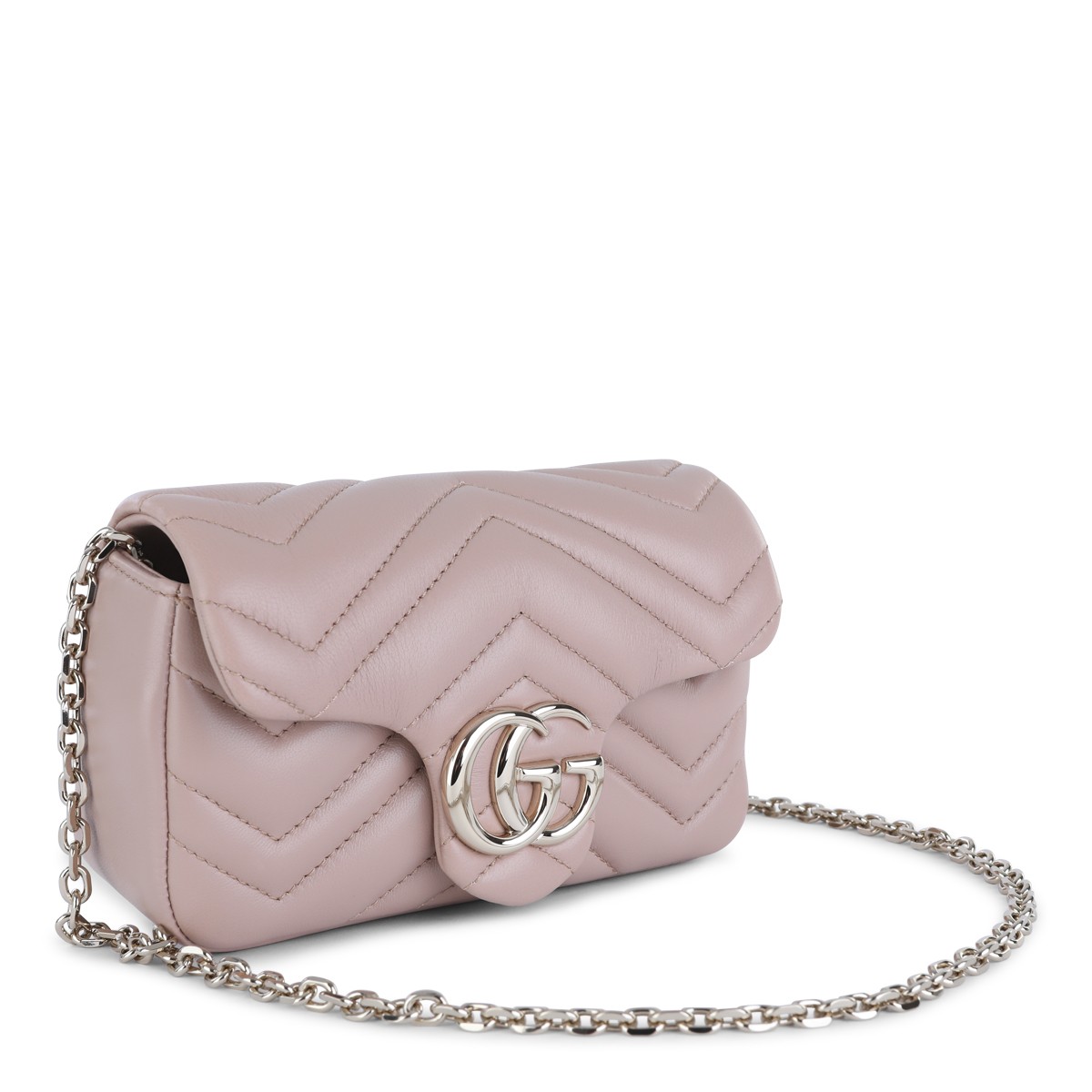 PINK LEATHER MINI MARMONT BAG