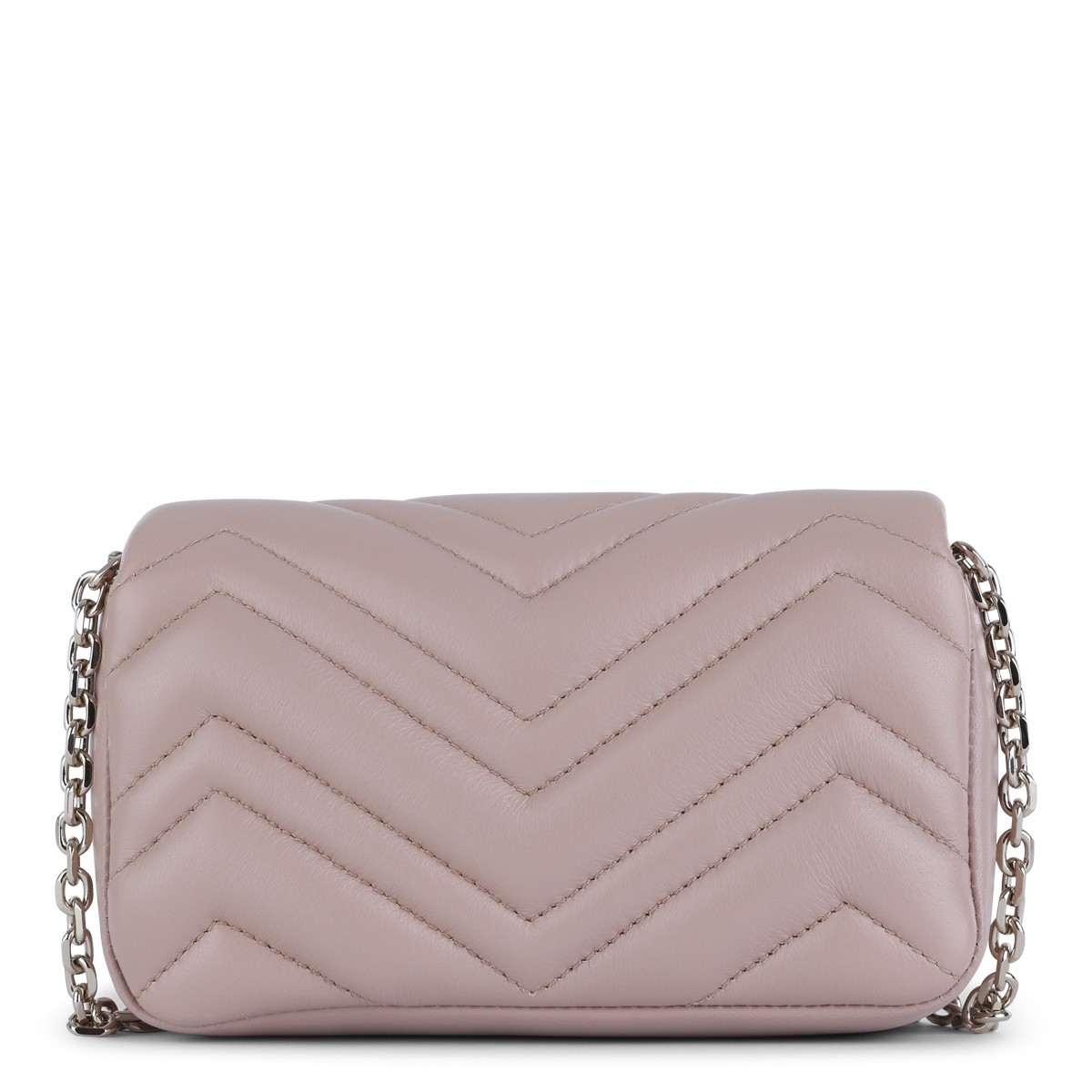 PINK LEATHER MINI MARMONT BAG