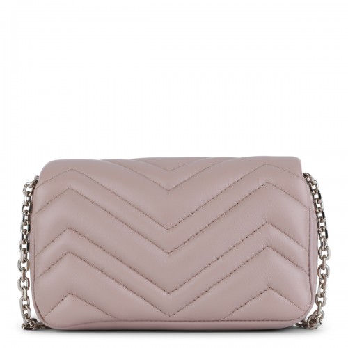 PINK LEATHER MINI MARMONT BAG