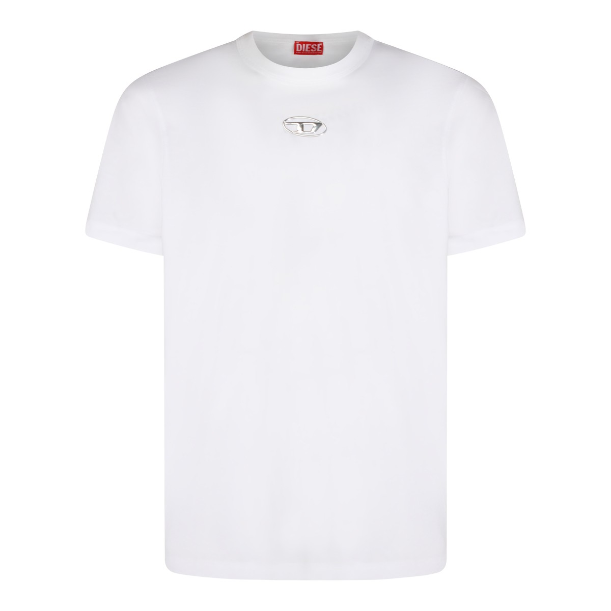 WHITE COTTON T-SHIRT