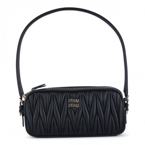 BLACK LEATHER MINI BAG