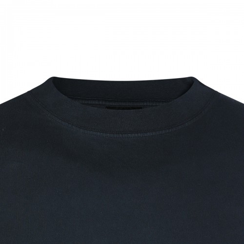 BLACK COTTON T-SHIRT