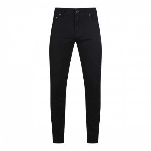BLACK COTTON JEANS