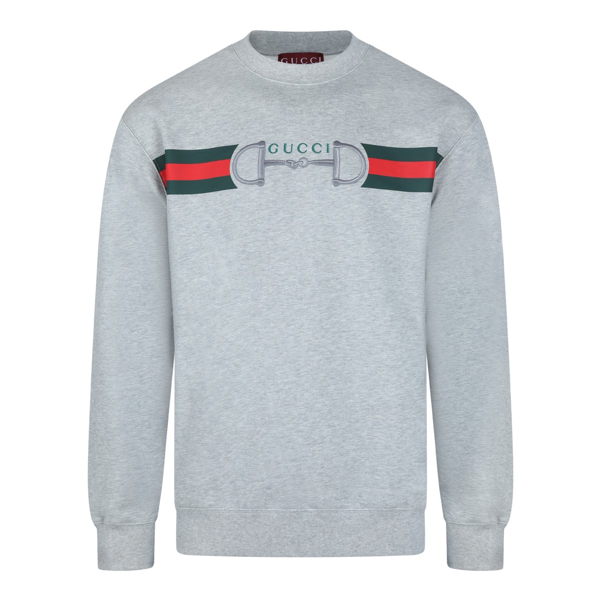 GREY COTTON SWEATSHIRT