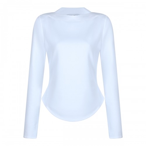 WHITE COTTON T-SHIRT