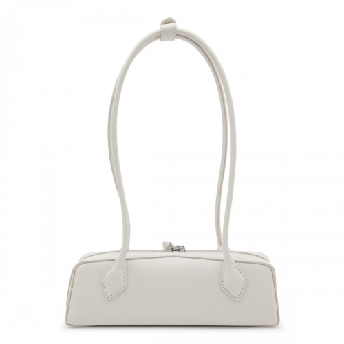 WHITE LEATHER TACKEL SMALL SHOULDER BAG