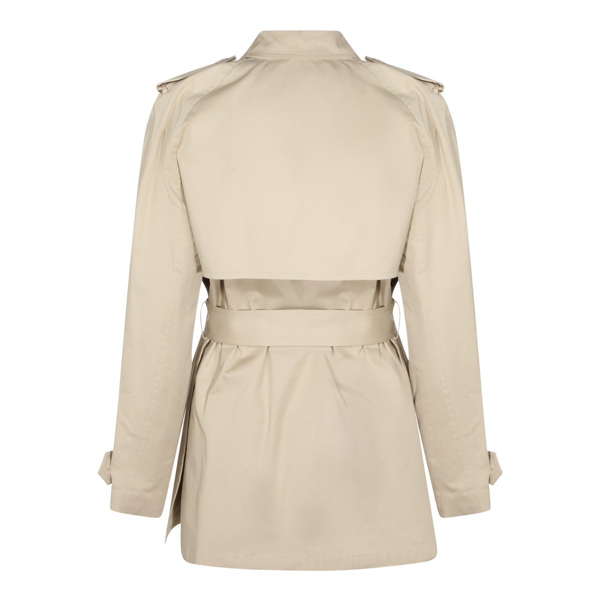 BEIGE COTTON TRENCH COAT