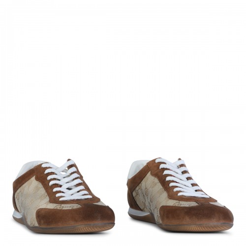 BROWN LEATHER SNEAKERS