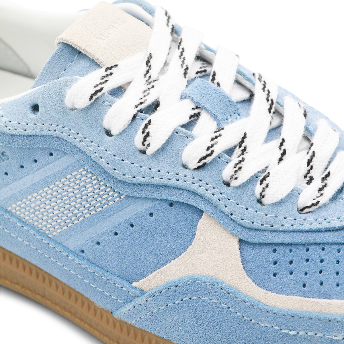LIGHT BLUE LEATHER SNEAKERS
