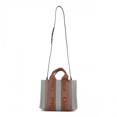 GREY WOODY TOTES