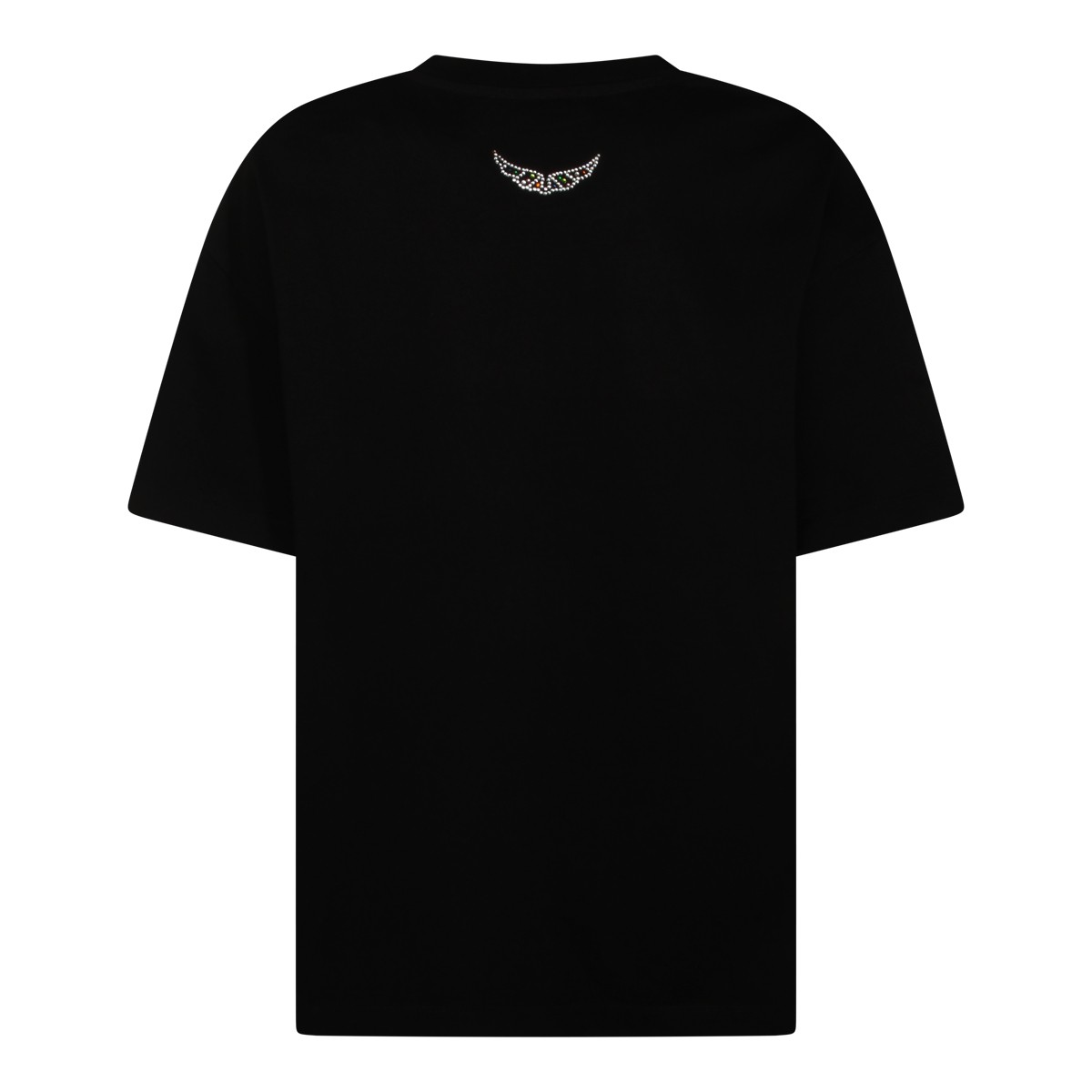 BLACK COTTON T-SHIRT