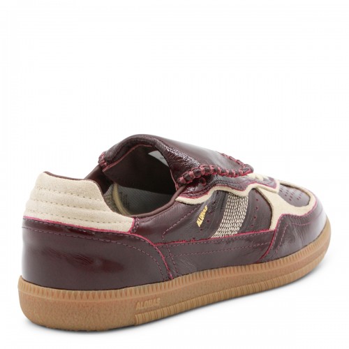 ONIX DEEP BURGUNDY LEATHER SNEAKERS
