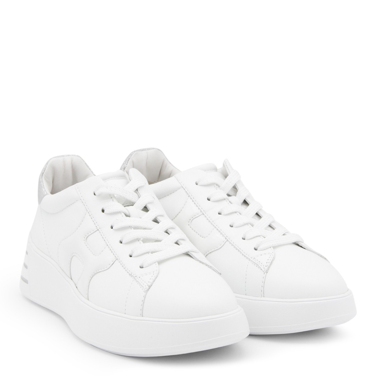 WHITE LEATHER REBEL SNEAKERS
