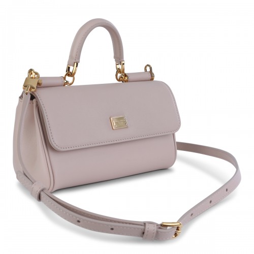 NUDE LEATHER MY SICILY SMALL TOP HANDLE BAG