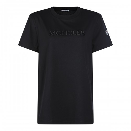 BLACK COTTON T-SHIRT