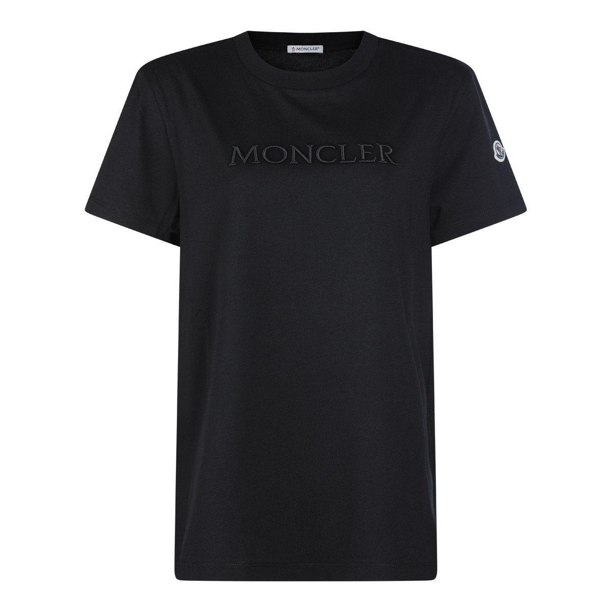 BLACK COTTON T-SHIRT