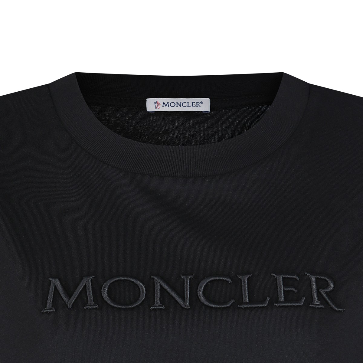 BLACK COTTON T-SHIRT