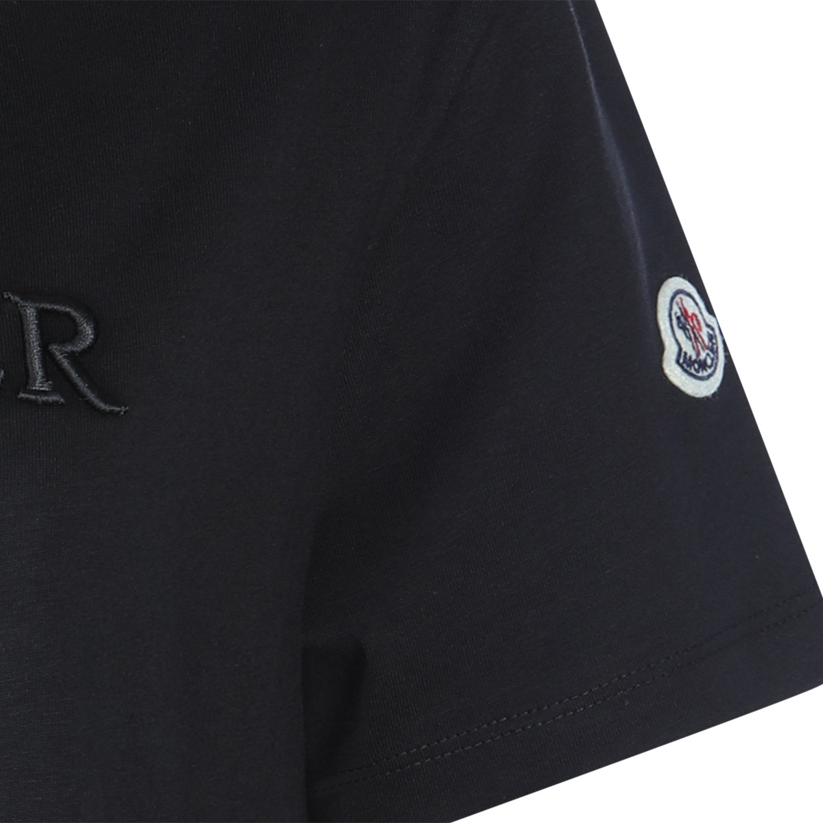 BLACK COTTON T-SHIRT