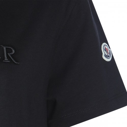 BLACK COTTON T-SHIRT