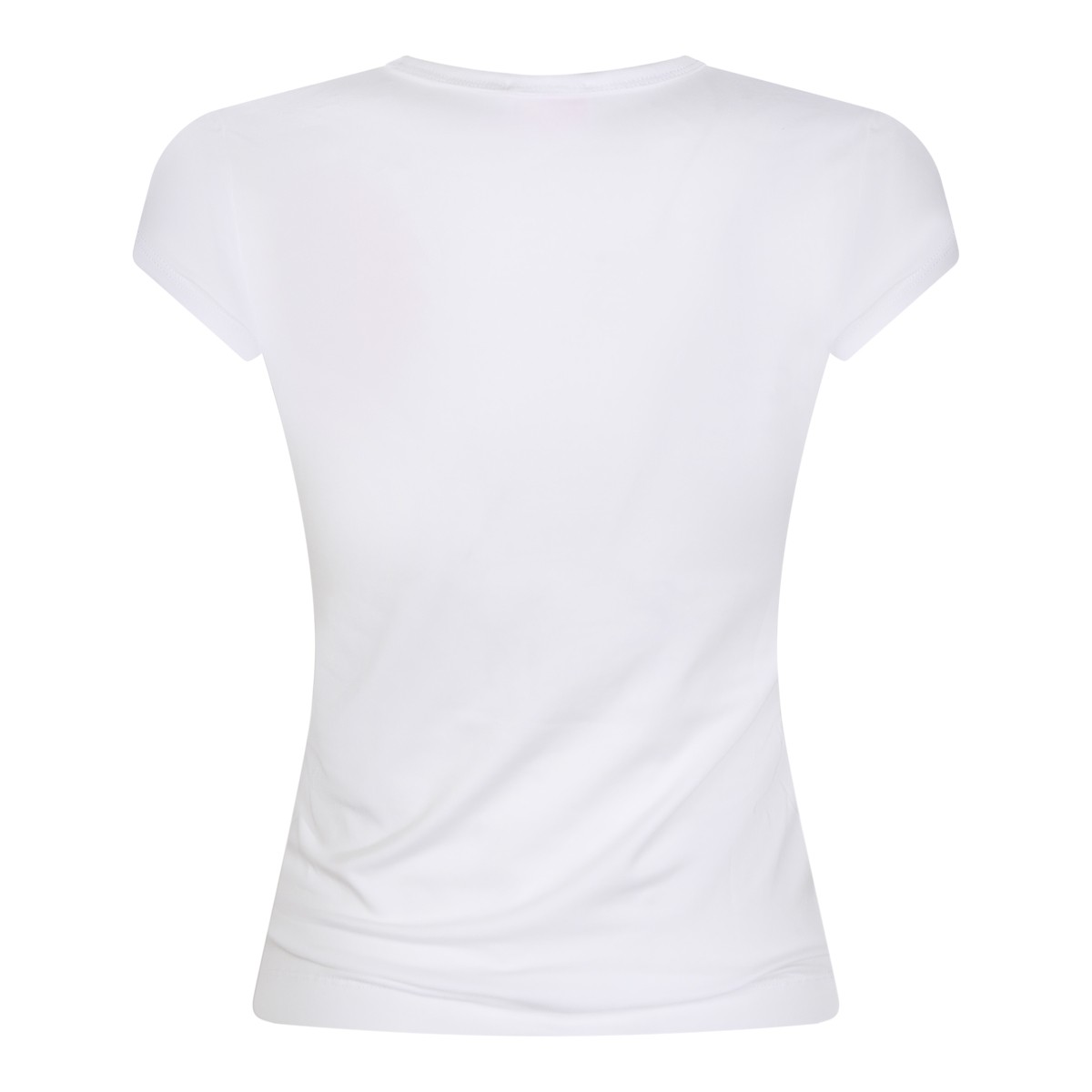 WHITE COTTON T-SHIRT